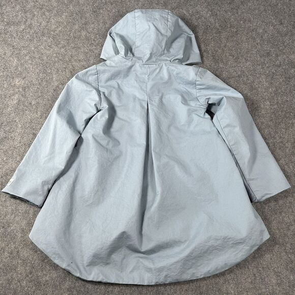 Disney Princess Animator Soft Shell Hooded Jacket Pockets Light Blue Size 5/6 - Picture 6 of 16